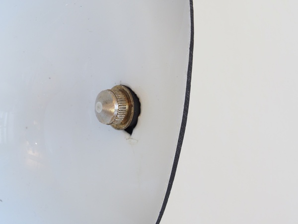 Lampe de banquier/notaire/bibliothèque noir marbre et laiton