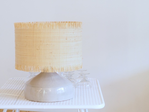 Grande lampe en céramique émaillée signée Jean CHATONEY