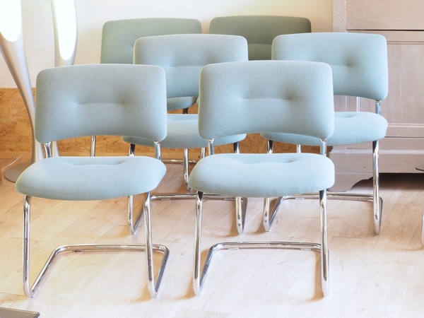 6 chaises STEELCASE STRAFOR