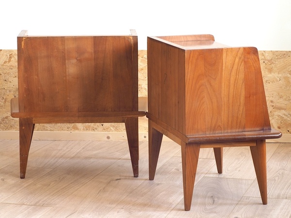 2 chevets vintage en bois