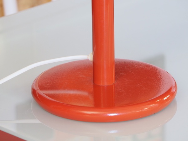 Grande lampe champignon ALUMINOR rouge