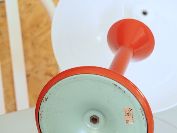 Grande lampe champignon ALUMINOR rouge
