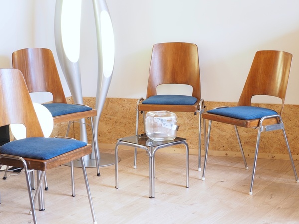 4 chaises BAUMANN modèle MANHATTAN